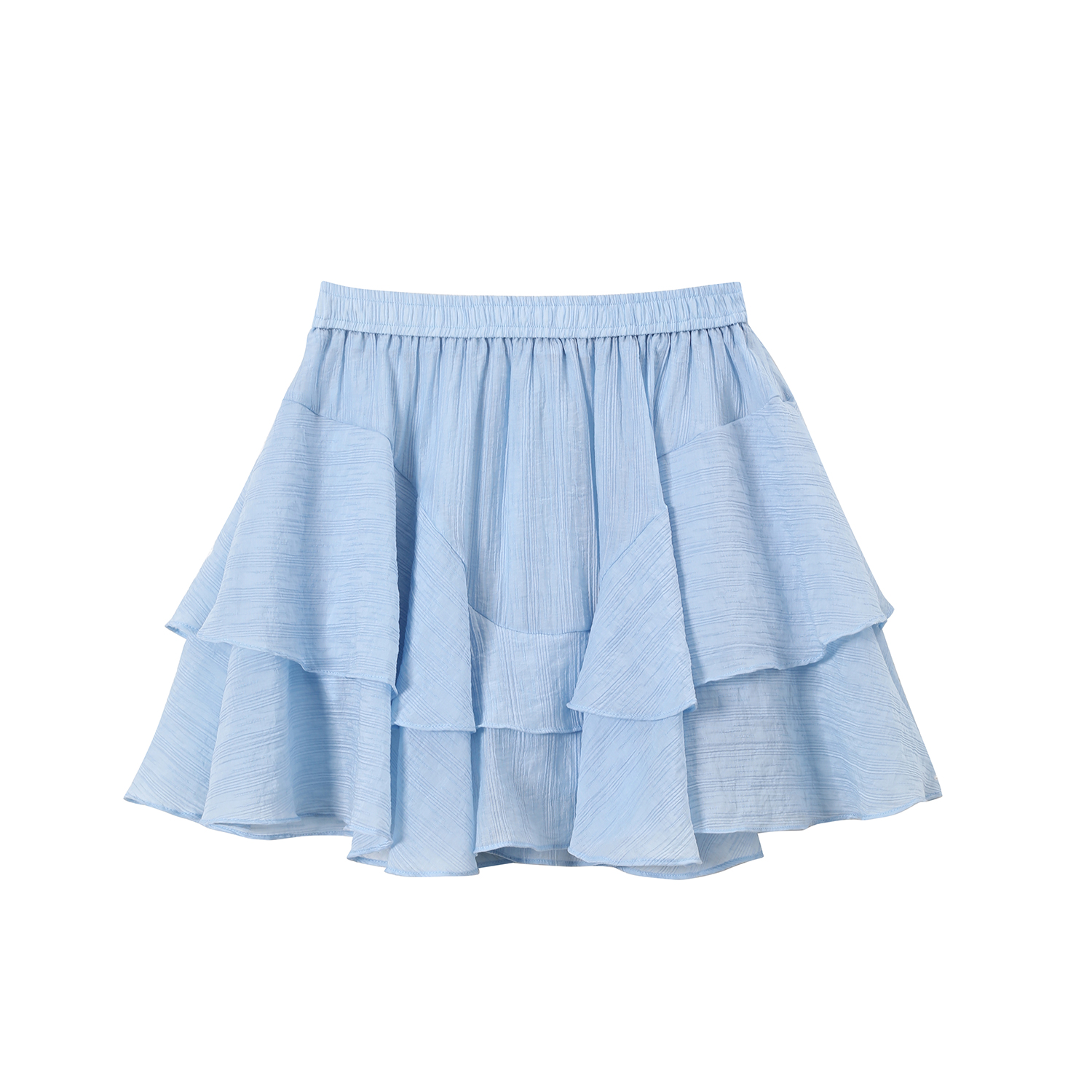 Blue half skirt