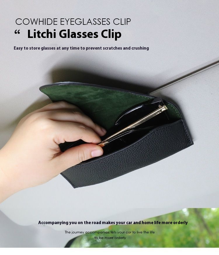 Title 4, Car Glasses Clip Car Glasses Case