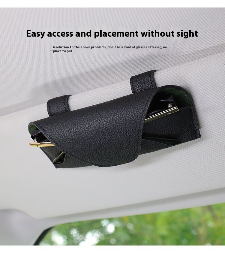 Title 7, Car Glasses Clip Car Glasses Case