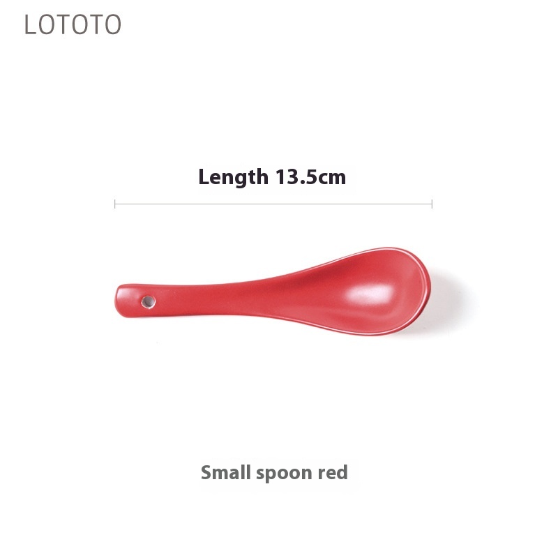 Buck Small Spoon Red