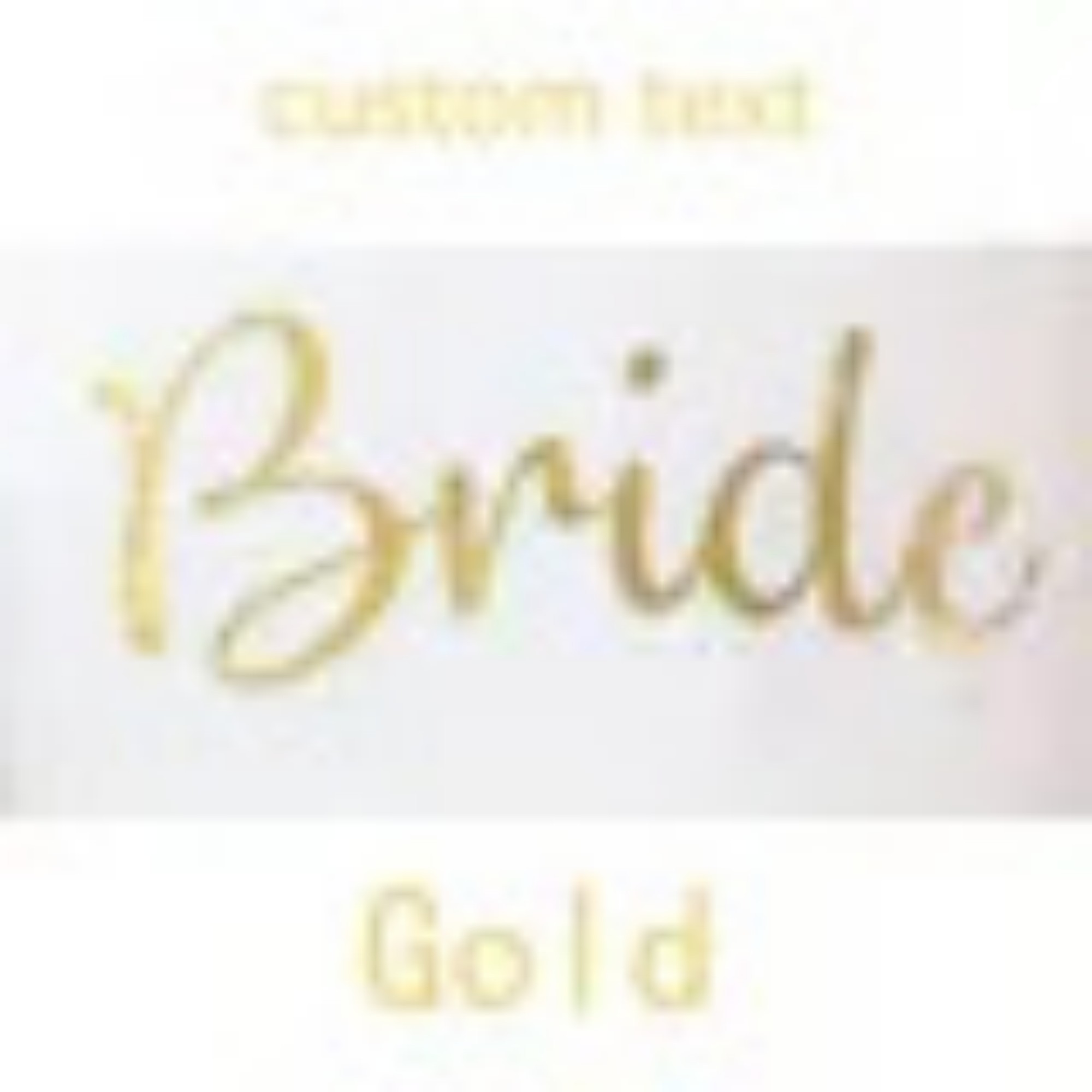 White shoes with gold letterin