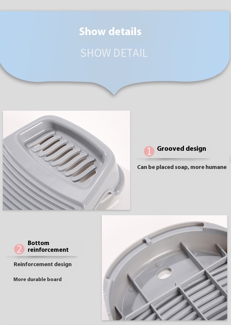 Title 1, Thick Washboard Plastic Non-slip