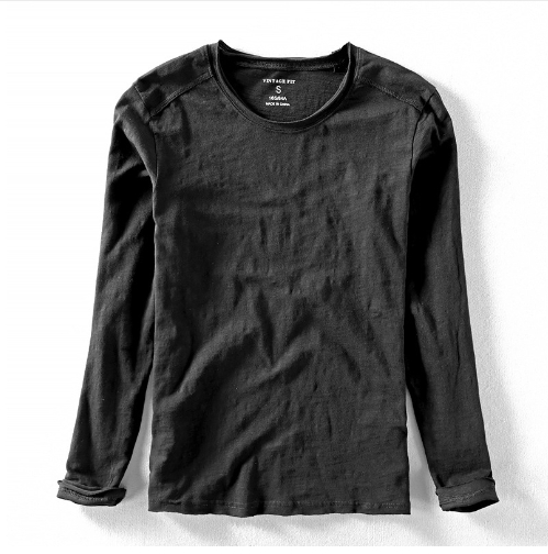 Black crew neck