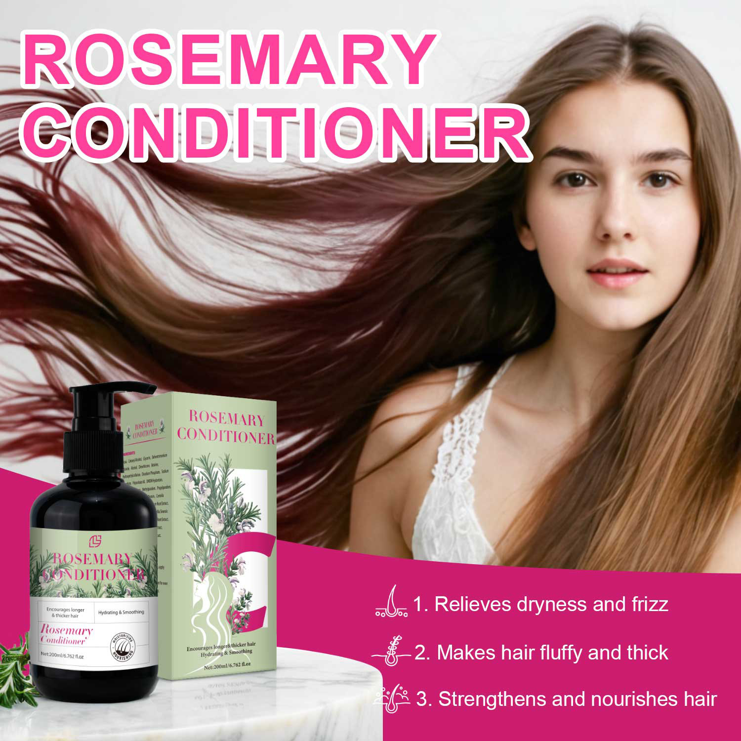 Title 2, Lianbiquan Rosemary Hair Conditioner Tough