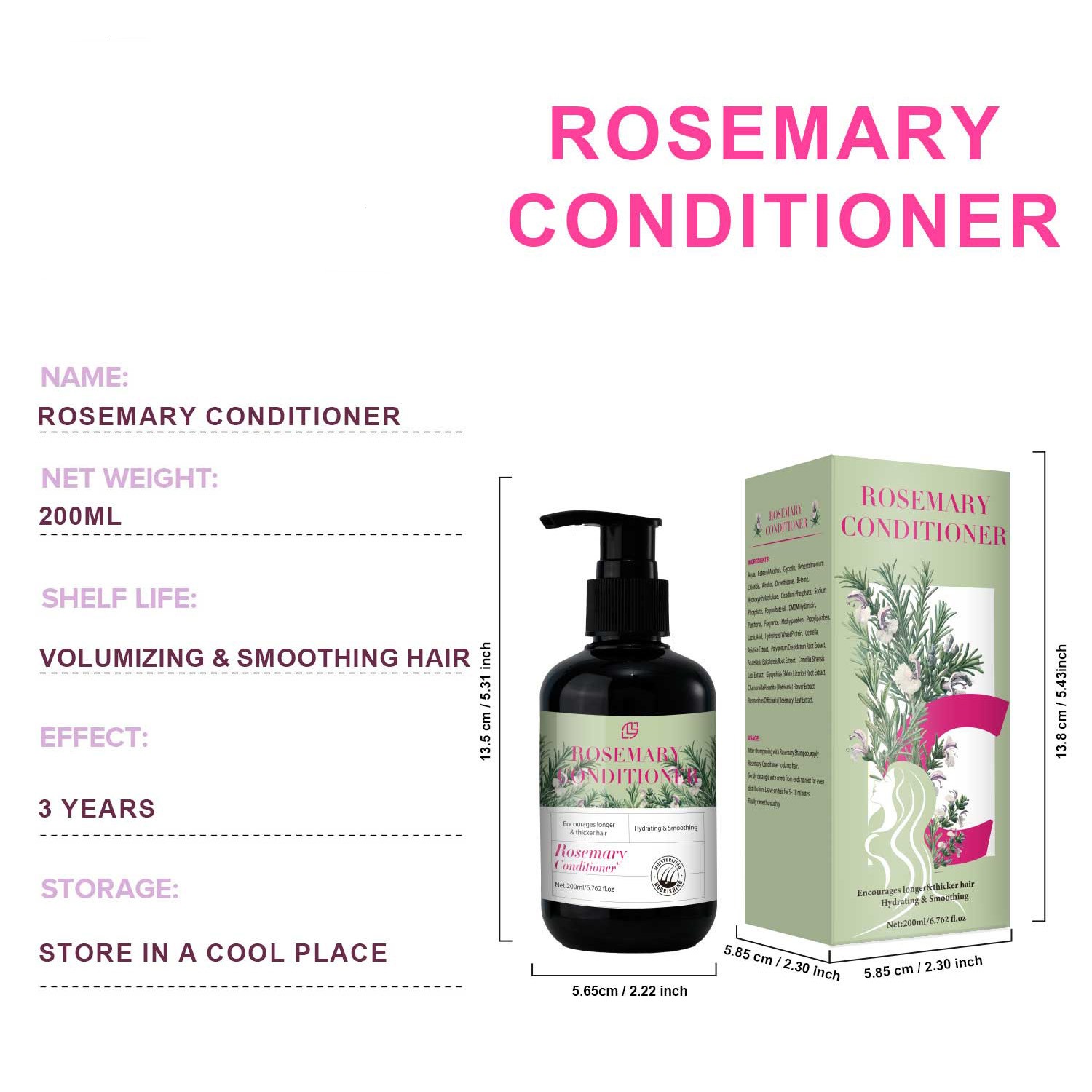 Title 1, Lianbiquan Rosemary Hair Conditioner Tough