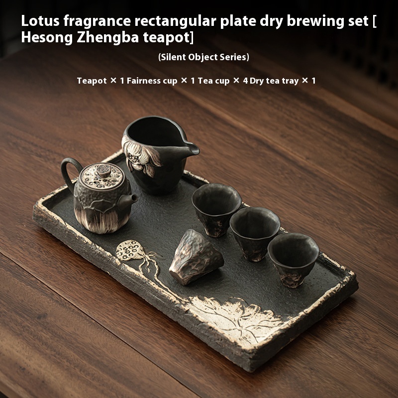 Square Plate Handle Pot