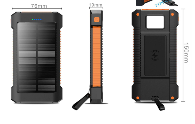 Taineng Yang Wireless Charging With Built-in Cable Outdoor Mobile Power Bank