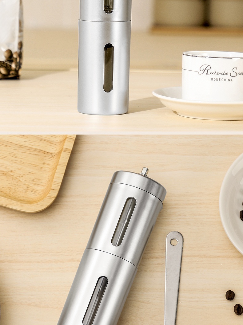 Title 3, Household Portable Hand Crank Coffee Bean Grinder