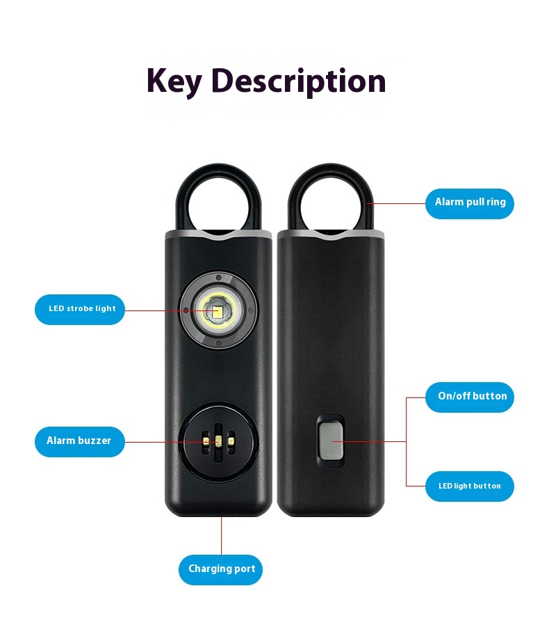 Title 9, Female Defense Airtag Positioning Tracker