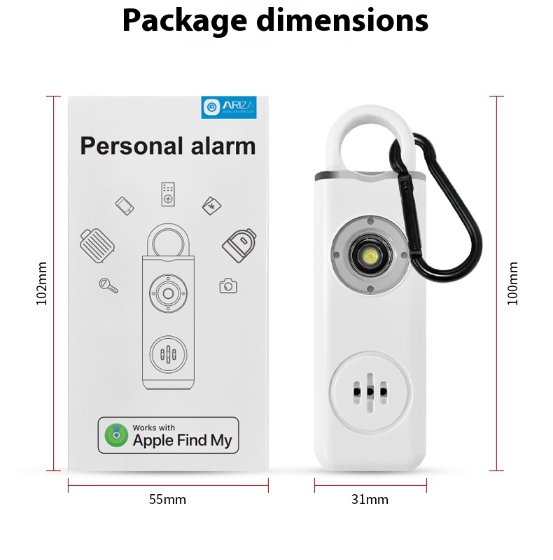 Title 4, Female Defense Airtag Positioning Tracker