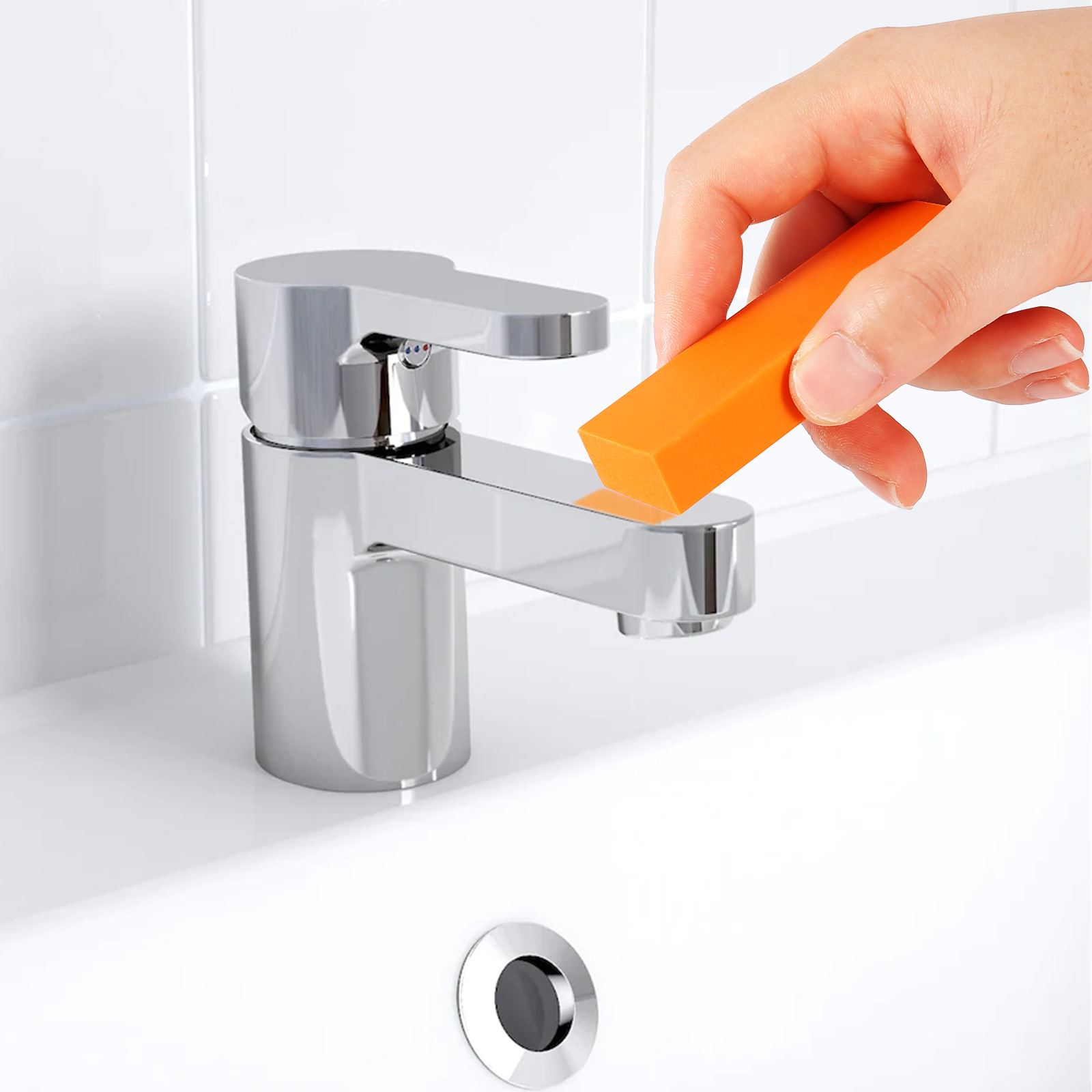 Title 2, Stainless Steel Cleaning Eraser For Household Use