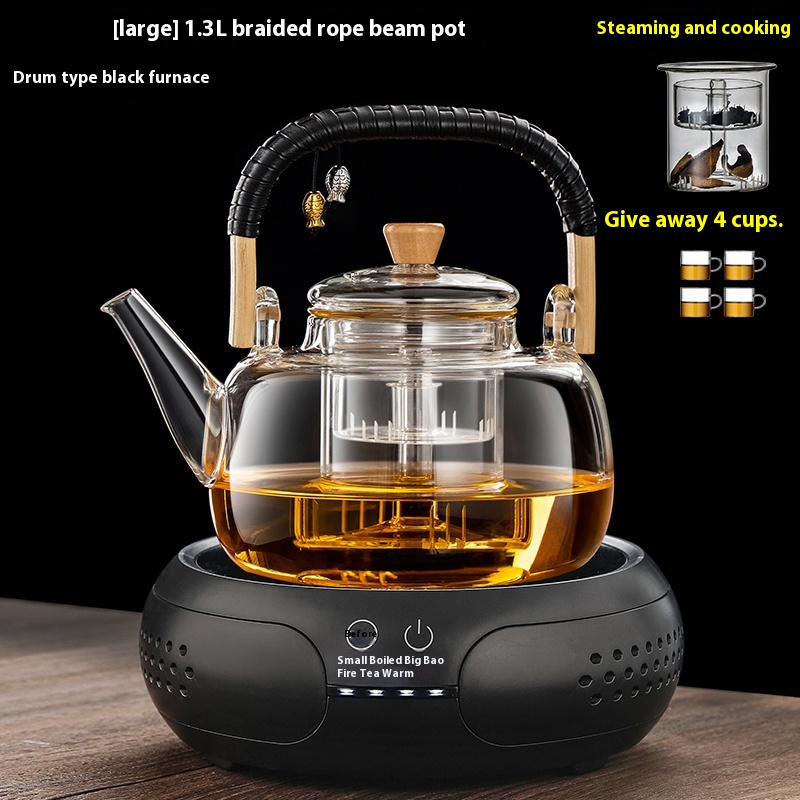 Rope Pot Black Stove 1.3L