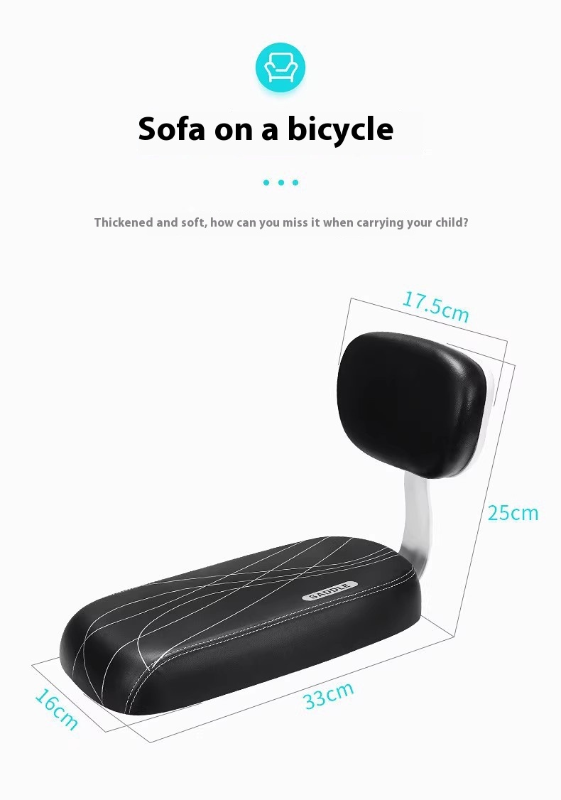 Title 1, Coussin de porte-bagages arrière de vélo de mon...