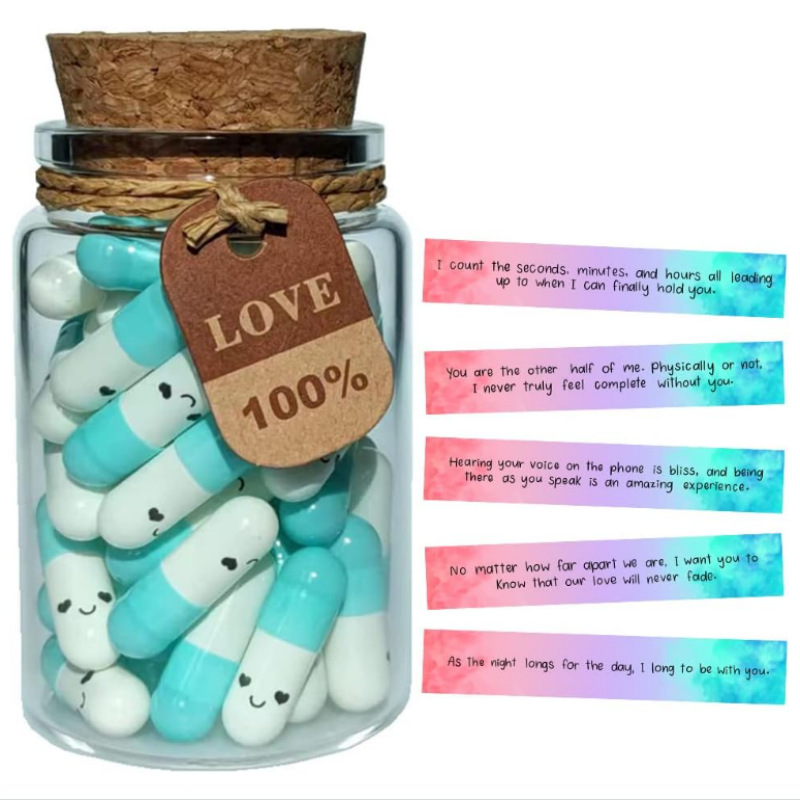 Title 6, Letter Paper Capsule Christmas Wish Bottle Gift