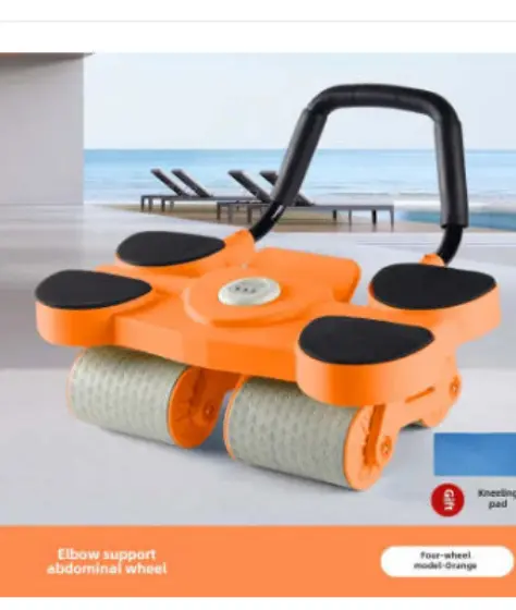 Flat Support Four-wheel Abdominal Wheel