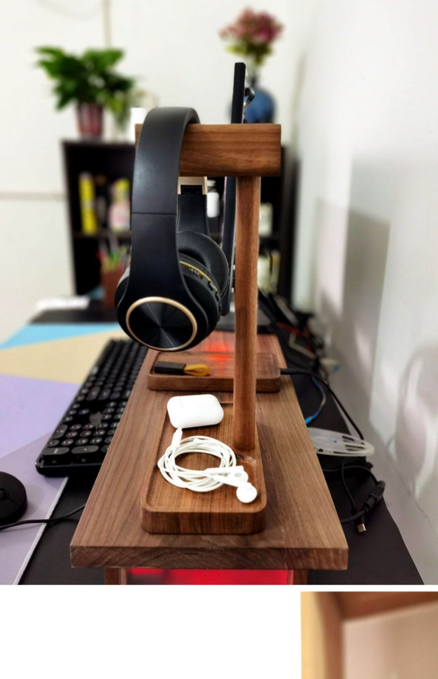 Title 7, Solid Wood Creative Black Walnut E-sports Head ...