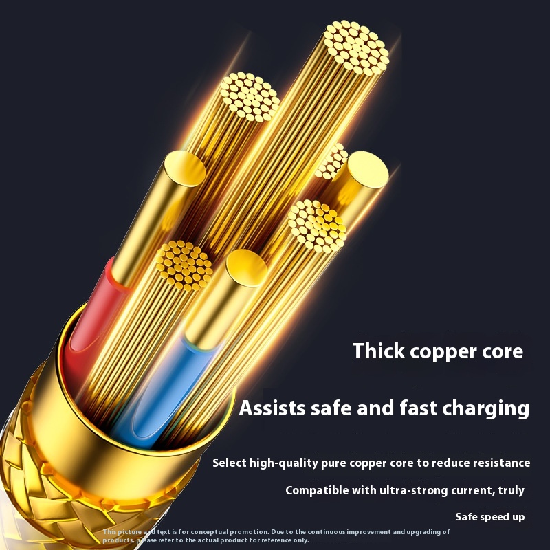 120W Lightning Fast Charge Line Car Pure Copper Core
