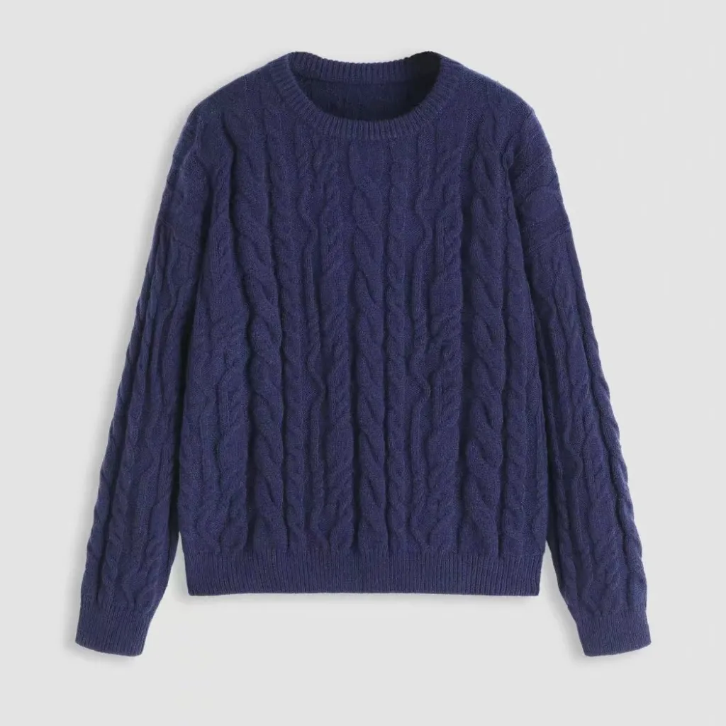 Women's Polyester Top - Dark Blue