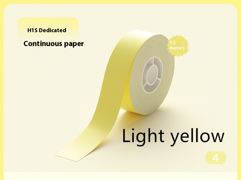 Light Yellow 15 MmX7.5 M