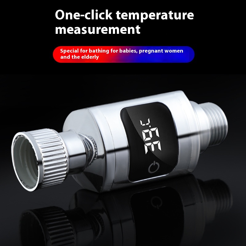 Title 4, Shower Head Temperature Meter Shower Faucet Wat...