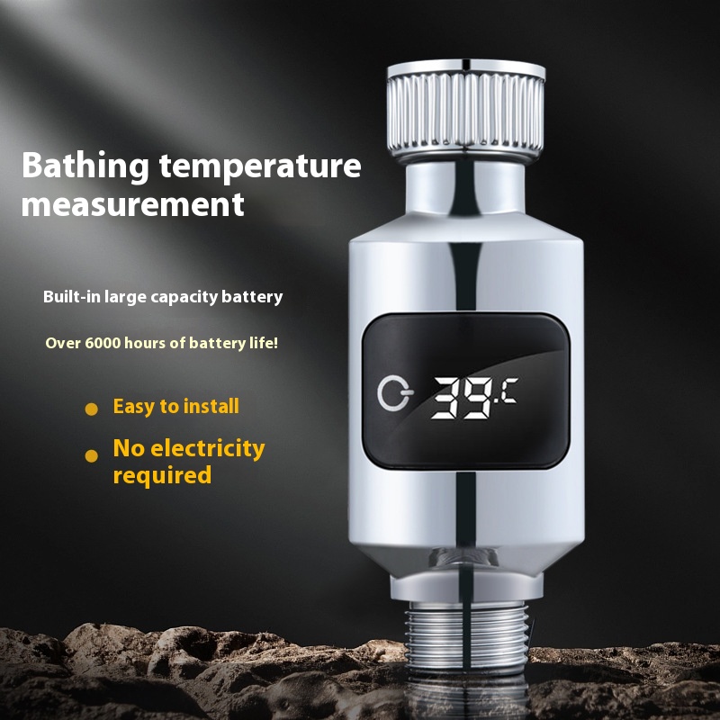 Title 1, Shower Head Temperature Meter Shower Faucet Wat...