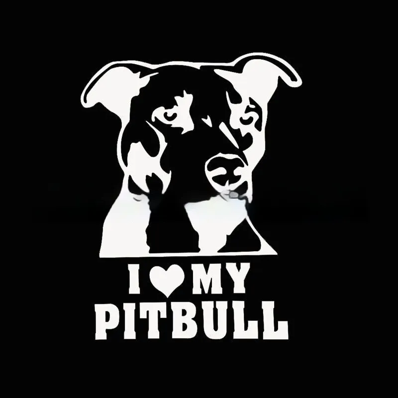 Dog I Love My Bumper Reflective Sticker