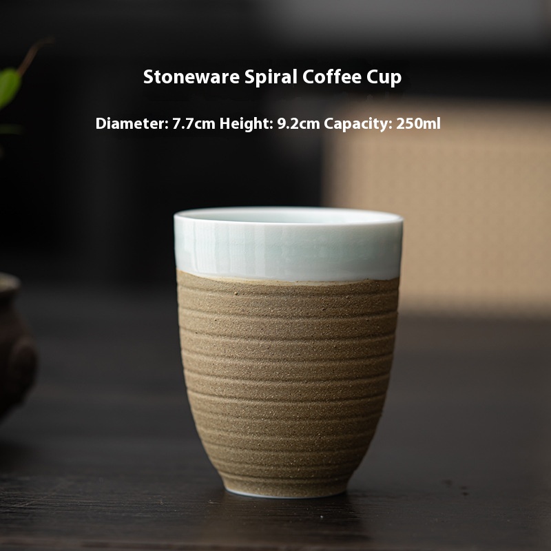 Stoneware Thread Coffee Cup