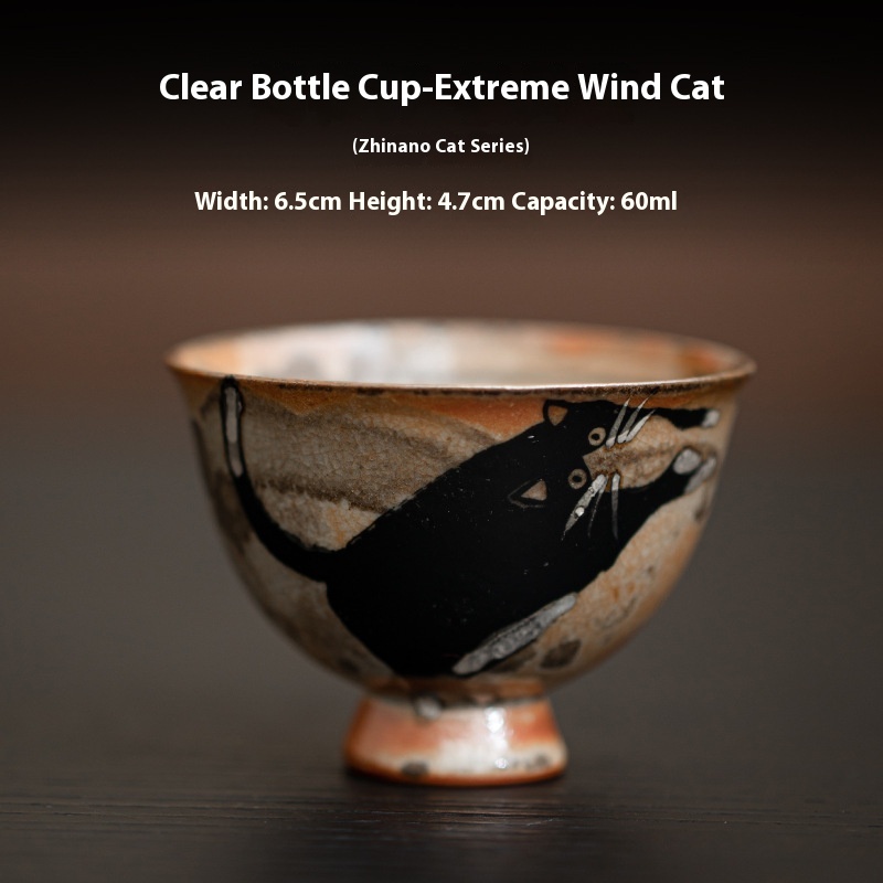 Clear Bottle Cup Extreme Cat