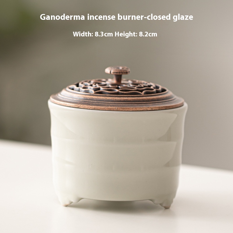 Title 2, Yue Kiln Celadon Ganoderma Incense Burner Small...