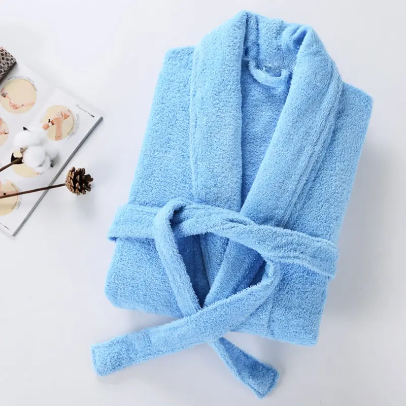Bathrobe Towel Material Cotton Women's Winter Long