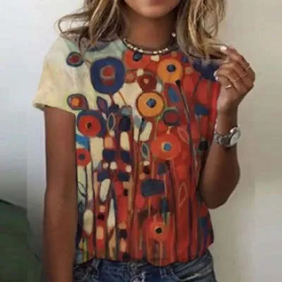 Printed Summer Trend European And American Women's Clothing T1810 - Shop at LoveMi