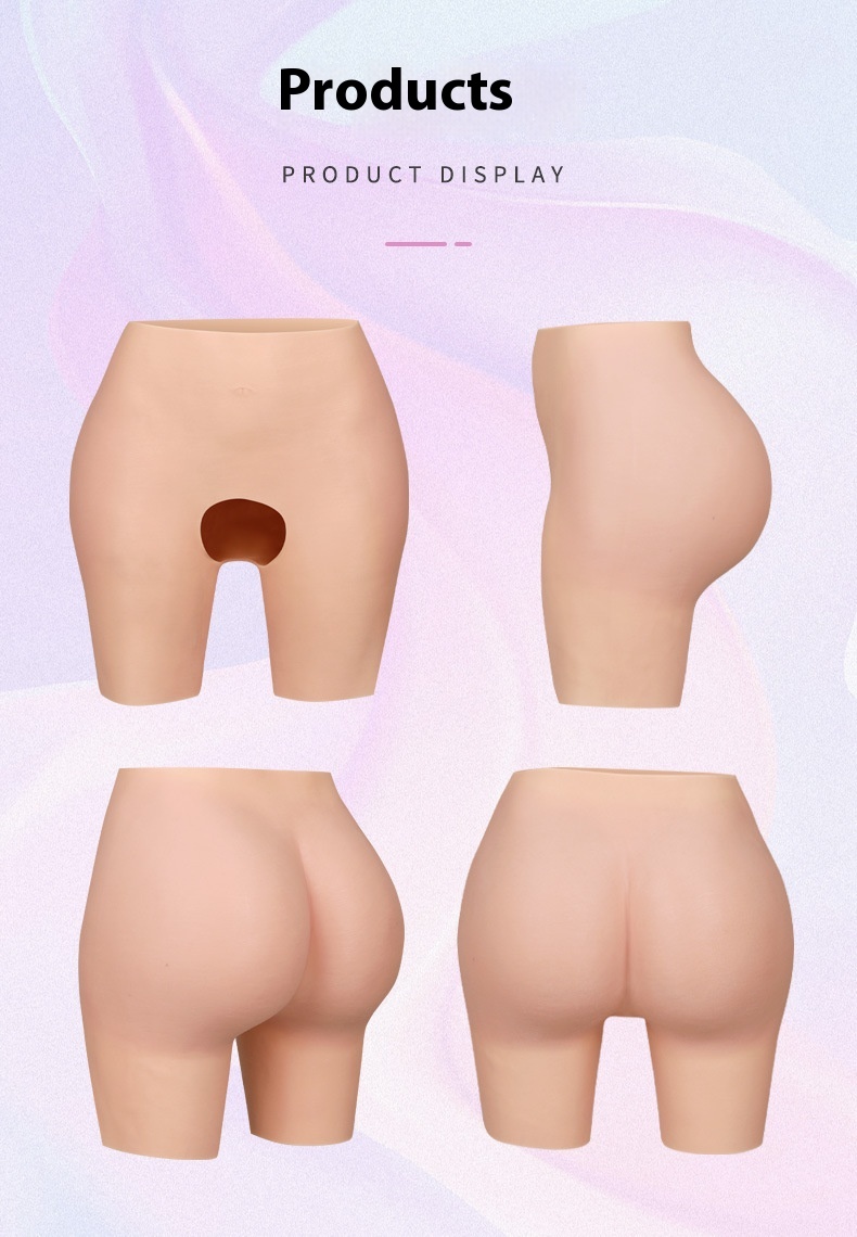 Title 5, Open-end Fake Butt Shorts Hip-lifting Silicone ...