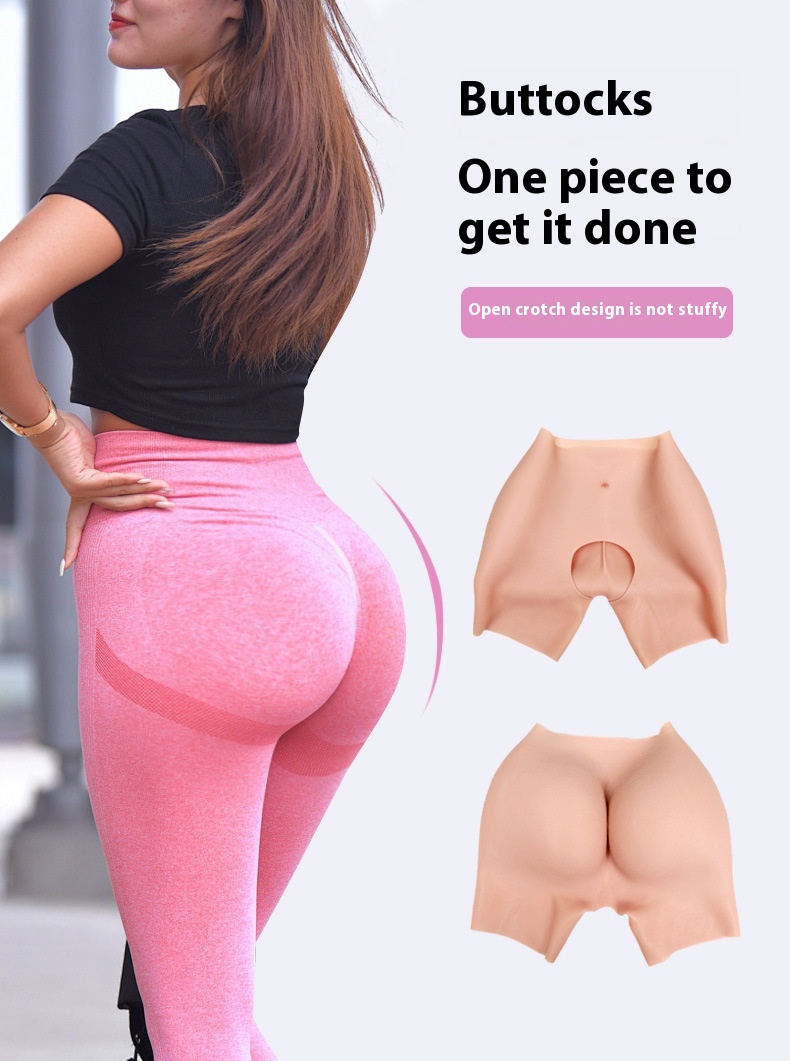 Title 2, Open-end Fake Butt Shorts Hip-lifting Silicone ...