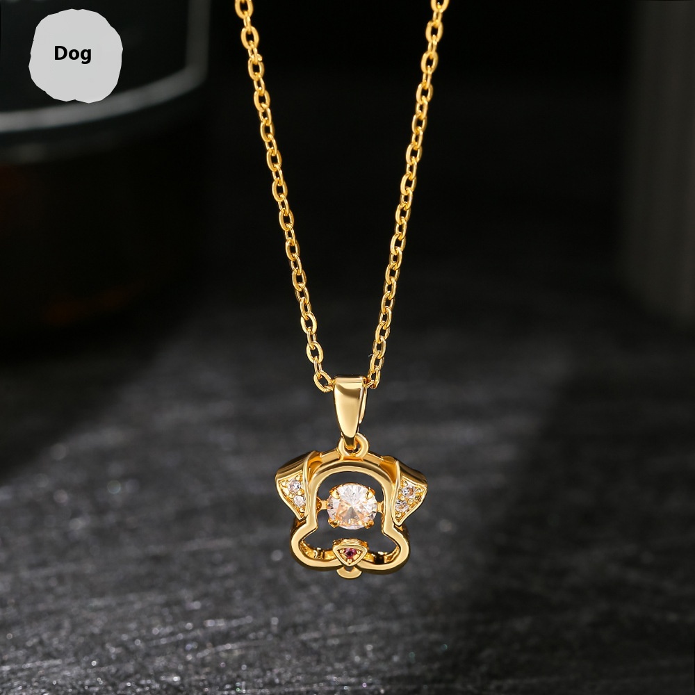 Dog 18K Gold Plating