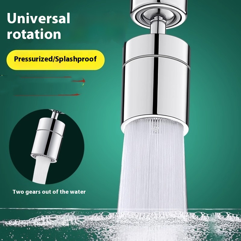 Title 4, Kitchen Washbasin Faucet Universal Splash-proof...