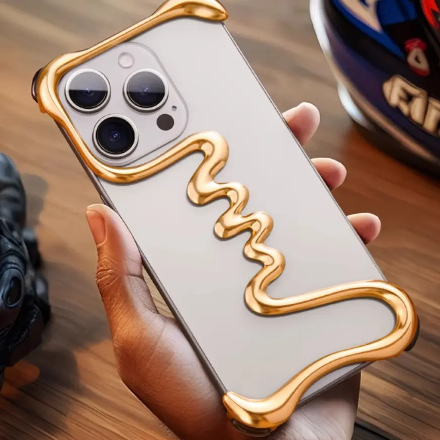 Alien Metal Frameless Skeleton Half Package Hollow