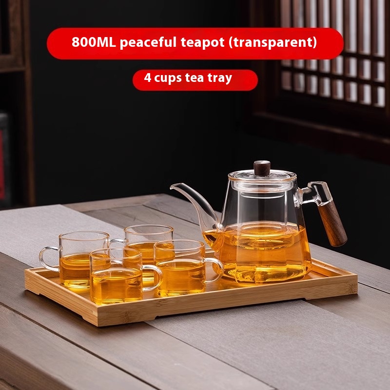 Pot Transparent 800 4 Cup Tray