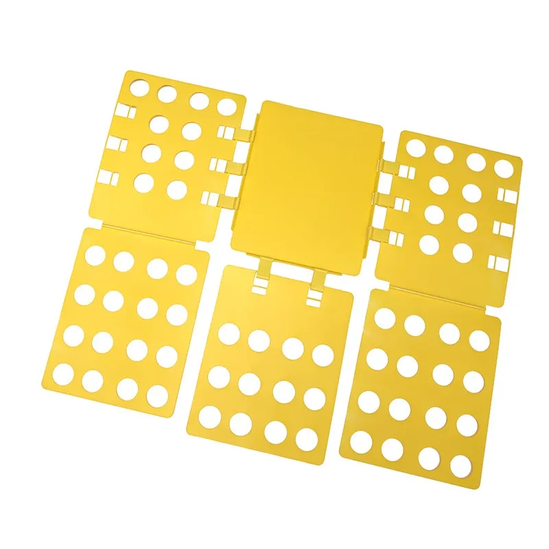 Artifact Fold Garment Board New Product Plus-sized Lazy Folding Gadget - Yellow