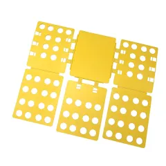 Artifact Fold Garment Board New Product Plus-sized Lazy Folding Gadget - Yellow - View 1
