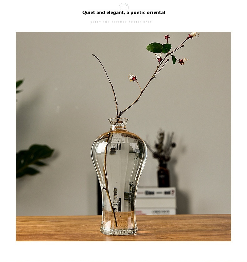 Title 8, Glass Vase Transparent Ornaments Decorative Flo...