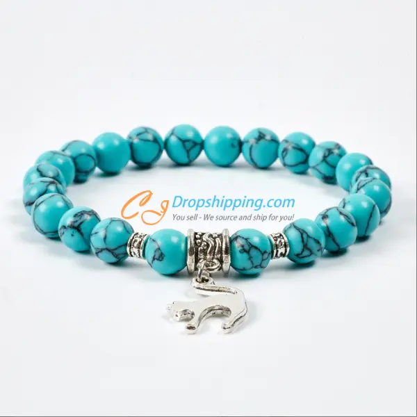 Cat Pendant Bracelet