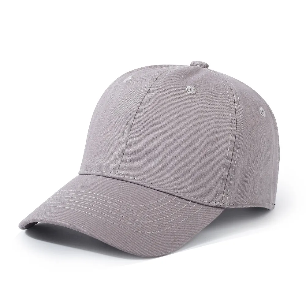 Soft Top All-matching Hat R Letter Baseball Cap For Women - Gray