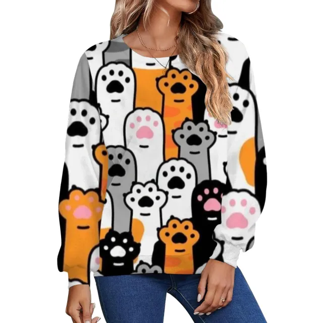 Women's Casual Personalized Trendy Digital Printed Hoodie Style1 - Shop at LoveMi