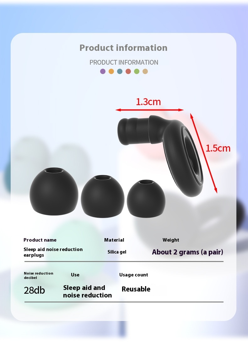 Title 6, Silicone Earplugs Special For Sleep Do Not Hurt...