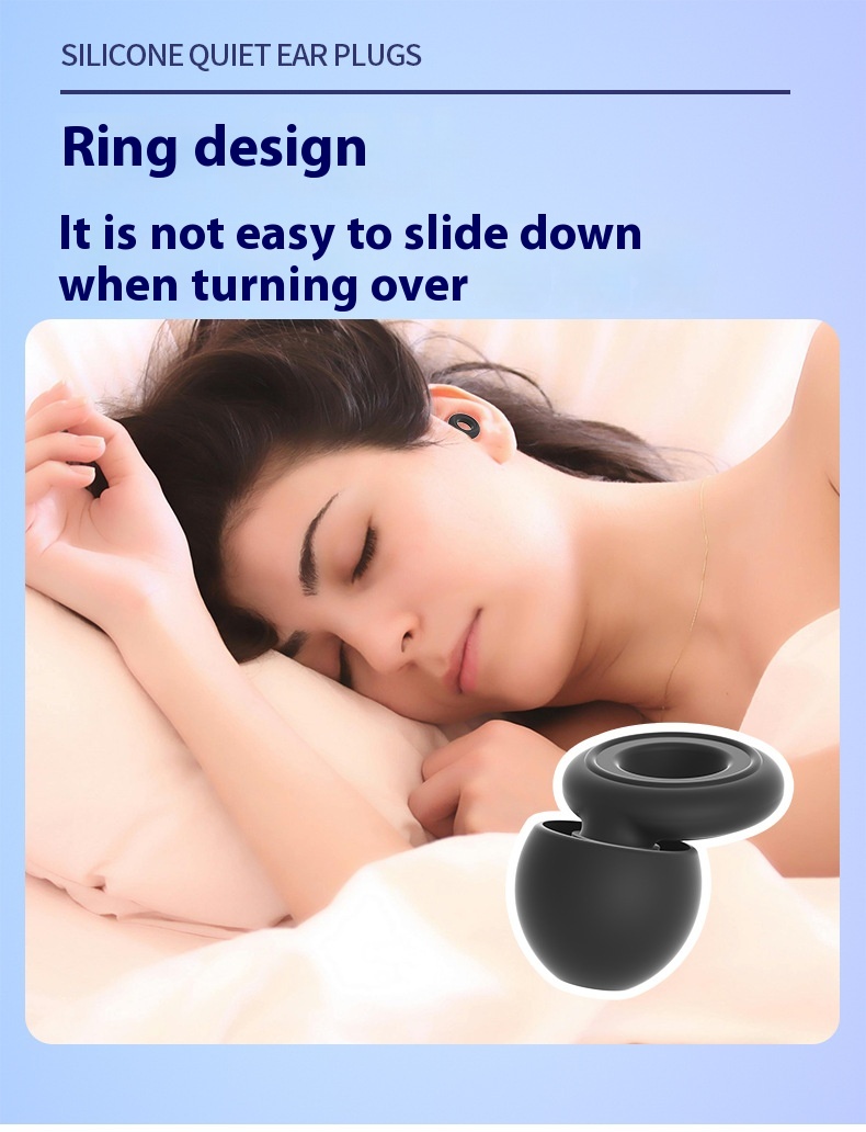 Title 2, Silicone Earplugs Special For Sleep Do Not Hurt...