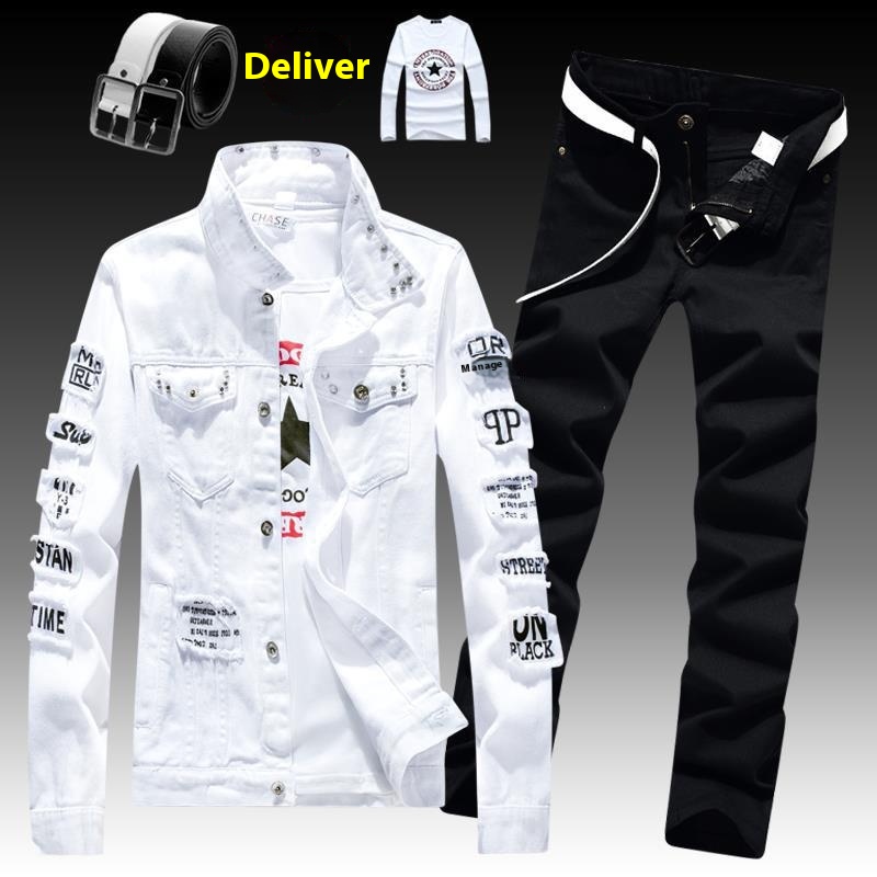 8892 White And Black Pants