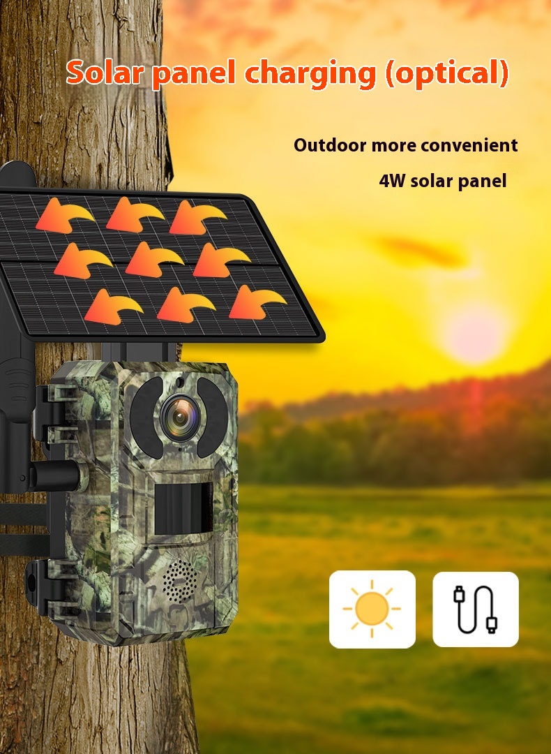 Title 6, Outdoor Solar Camera Forest Protection HD Infrared