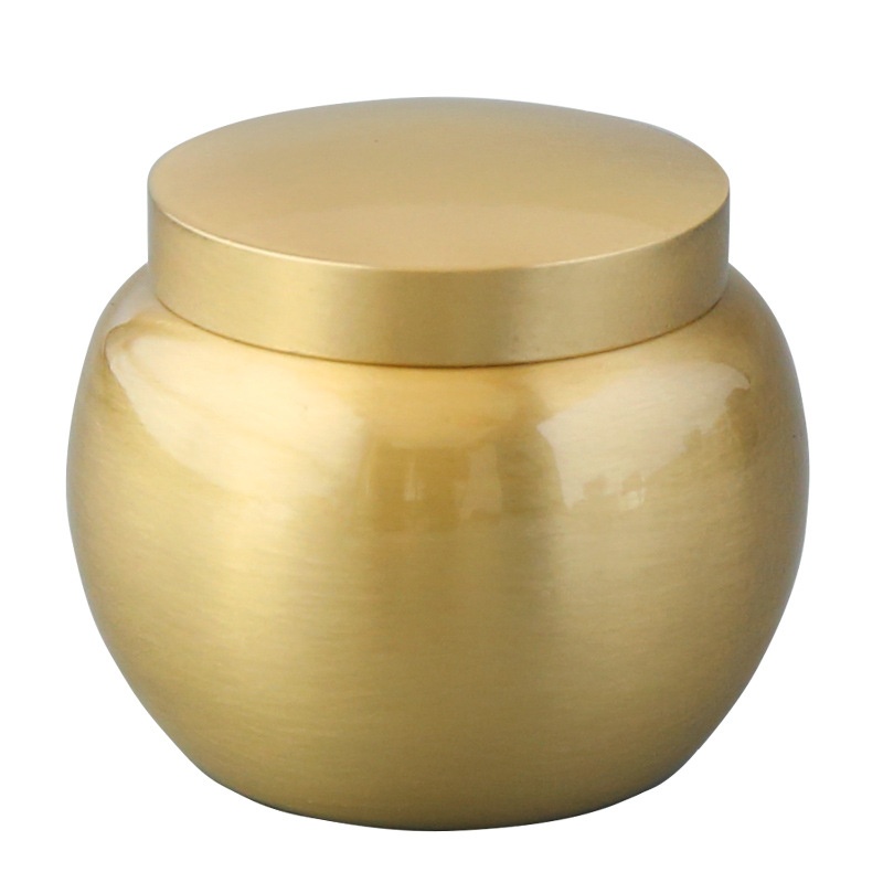 Title 2, Pure Copper Fragrance Jar Brass Powder Bottle M...