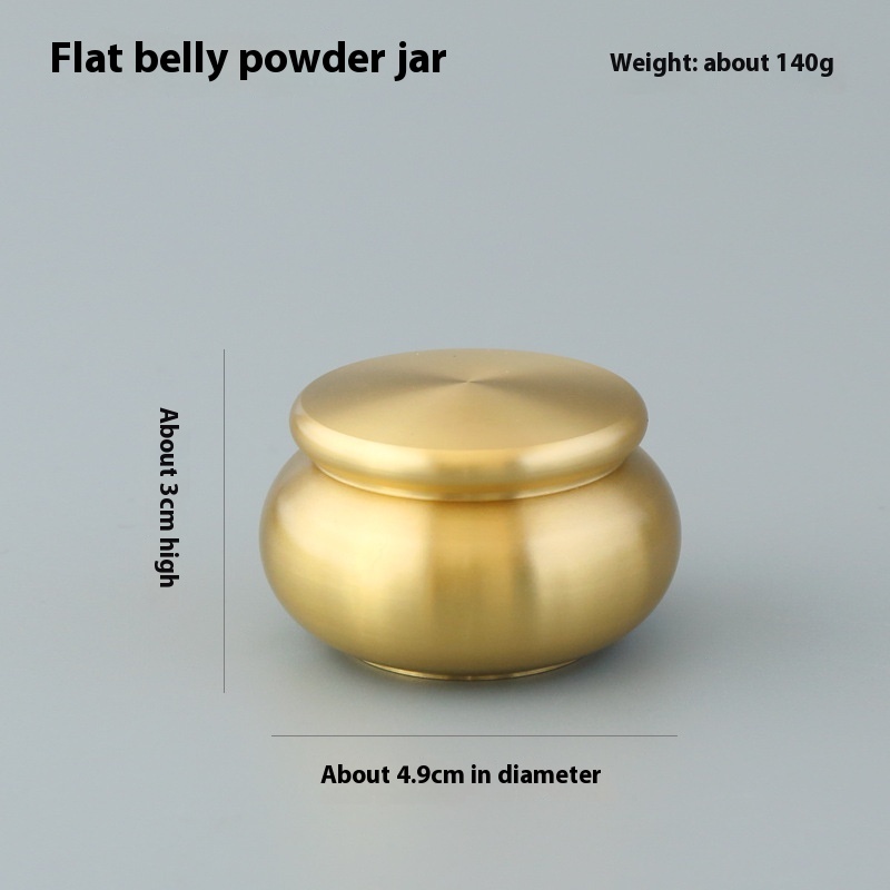 Title 7, Pure Copper Fragrance Jar Brass Powder Bottle M...