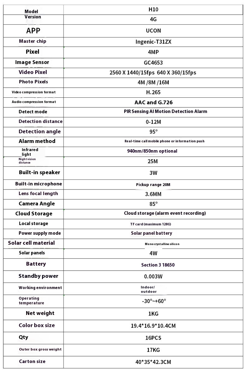 Title 13, Outdoor Solar Camera Forest Protection HD Infrared